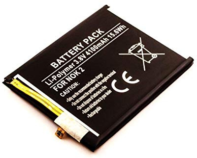 Akku kompatibel mit Nokia 2, Li-Polymer, 3,8V, 4100mAh, 15,6Wh