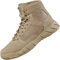 FREE SOLDIER Herren Stiefeletten Ultralight Military Tactical Arbeit Stiefel Knöchelhoch 6 Inch Zoll Spitze bis atmungsaktiv Desert Boots(Tan,43,Dünnschnitt)