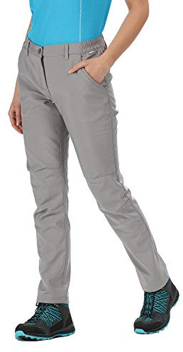 Regatta Highton Hose, elastisch, Isotex, wasserdicht, für Damen, Seal Grey, 12