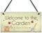 RED OCEAN Cute Garden Sign Summer House Plaque Summer House Accessories Home Decor Plaque Gift Keepsake