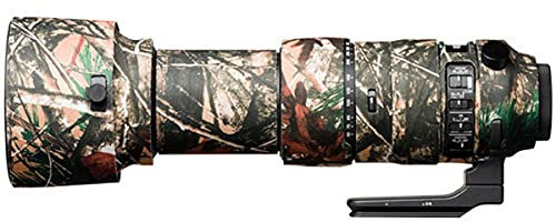 easyCover - Lens Protection Camouflage Cover - Objektivschutz - Schutz für Ihr Kameraobjektiv - Sigma 60-600mm F4.5-6.3 DG OS HSM | S - Wald Camouflage