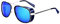 KIRALOVE Tony stark sonnenbrille - iron man - sexy - frau - mann - unisex - silberrahmen - hellblaue linse - junge sonnenbrille iron man