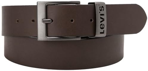 Levi's Unisex Ashland Metal Gürtel,Brown,115