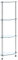 vidaXL Regal mit 4 Ablagen Vitrine Glasregal Dekoregal Sammlervitrine Standregal Glasvitrine Bücherregal Vitrinenschrank Transparent 30x30x100 cm Hartglas