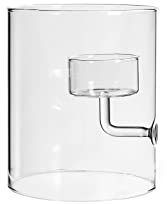 H&H Porta Tealight, Vetro, 1 Posto, cm10xH12