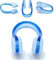 Stringinaso Nuoto - Tappo Naso Piscina - SCONTI QUANTITÀ - Sport in Acqua - Stringi Naso Bambini e Adulti - Unisex - Nuoto Sincronizzato - Quantità Confezioni: 1-10-25-50-100 PZ (Blu, Quantità 1 pz)