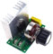 AC 220V 4000W Regolatore di Velocità SCR Dimmer Regolatore di Tensione Elettrico Interruttore di Controllo della Velocità con Dissipatore di Calore in Alluminio