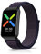 ZoRoll Armband für Oppo Watch Free, Nylon Einstellbar Klettverschluss Ersatzarmband Sport Loop Soft Kompatibel mit Oppo Watch Free - Lila