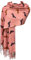 GFM® DGSHL-A Schal mit Dackel-Motiv, Kaschmir-Textur, für Herbst und Winter, Dg-00-rosa, L