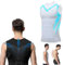 Jeeeun 2024 New Menionic Tourmaline Posture Corrector Vest, Ionic Shaping Vest Men Women (White,Large)