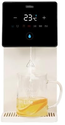 Dispensador de Agua Dispensador de Agua pequeño for el hogar, calefacción instantánea, purificador de Agua de Escritorio, calefacción Inteligente Dispensador de Agua Fría Caliente (Color : A)