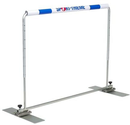 Sport-Thieme Hürde Steh-auf | Höhenverstellbare Trainings-Hürde für Leichtathletik | Klappmechanismus, beidseitig nutzbar | Gepolsterte Alu–Bügel, Standfest, Stapelbar | Markenqualität
