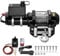 12V Elektrische Seilwinde mit Einer Zugkraft von bis zu 4500 lb/2041 kg, 10 Meter Stahlseil, Leistungsstarker Wickelmotor, Stabiler Magnet, Montageplatte, Drahtlose Fernbedienung, Stahlseil