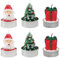 SJUNJIE 6 Stück Mini Weihnachtskerzen der Kopf Eines Alten Mannes Mini Weihnachten Teelichter Kerzen Weihnachtsbaum Weihnachtskerzen Geschenkmuster Geeignet für die Heimdekoration