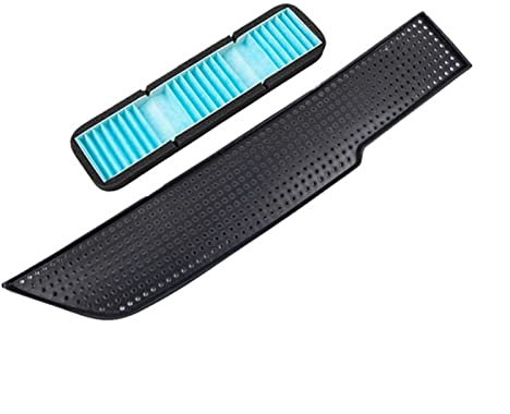 DEMUR Filtro for purificazione dell'aria condizionata for auto, for Tesla, dispositivo di protezione della purificazione antibloccaggio interno della copertura dello sfiato del modello 3 Filtro aria c