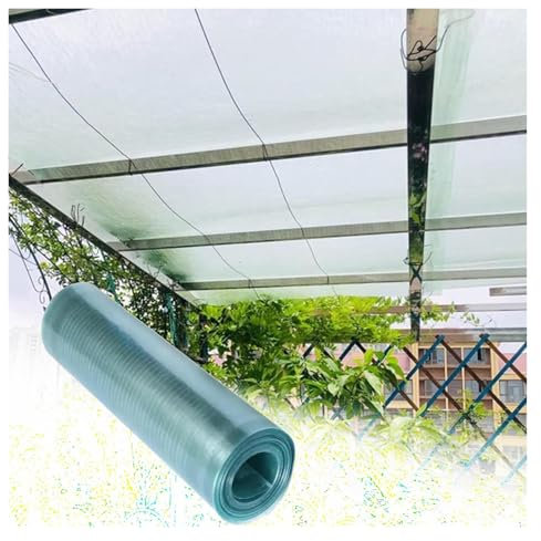 Gewächshaus-Dachplane aus Polycarbonat, 0,8 mm, Regenschutz für Garagen, anpassbare Größe (1 x 20 m, regenfest und langlebig