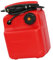kowaku 9L Boat Fuel Tank with Oil Tube AntiSlip Practical Leakproof Marine Fuel Tank Gas Fuel Tank Container for Yacht Engine