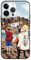 LOWBDGFU Custodia per Apple iPhone 13/iPhone 14 6.1 Pollici, Phone Case Anime One Piece Luffy Naruto Motivo Manga Character Antiurto Protezione Case Flessibile TPU Silicone Cover Bumper