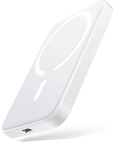 Power Bank para MagSafe, Magnético Batería Externa Carga Rapida Cargador Portátil para iPhone 16/15/14/13/12 Mini/Plus/Pro/Pro MAX