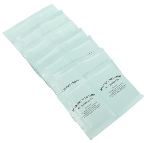 TOPPERFUN Wachsentferner Tücher Öltücher Hautirritationen Individuell Verpackt 20 Stück für Haut nach Wachsen für Zuhause und Reisen
