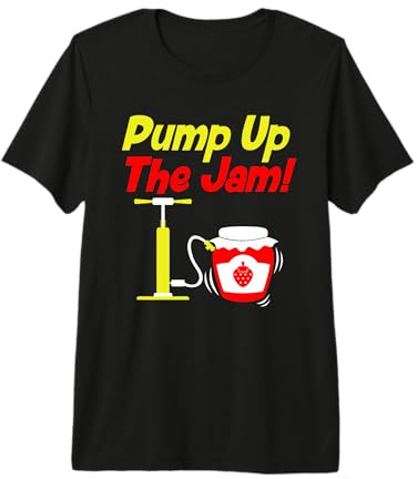 Pump Up The Jam, Pump It Up! - Funny 90s Music Parody Tee Premium T-Shirt