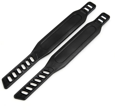 Universal Pedalriemen, 2 Paar Pedalriemen Fahrrad, P/edalriemen für Heimtrainer, Verstellbare Heimtrainer Pedal Straps für Stationäre Fahrräder,Passend für die Meisten Heimtrainer Bike Pedal Riemen