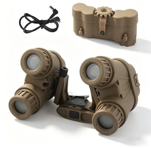 GPNVG-18 Nachtsicht-Vieraugen-Binokular-Panorama-NVG-Schutzbrille, Umklappbares Modell, Dummy-Requisiten for Taktisches Airsoft-Fast-Helmzubehör