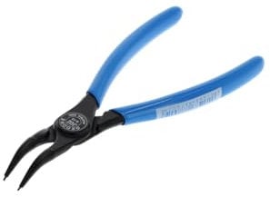 GEDORE Circlip pliers for inner circlips, 45° angled, Shaft dia. 8-13 mm, Tip dia. 0.9 mm, Steel, 8000 J 02