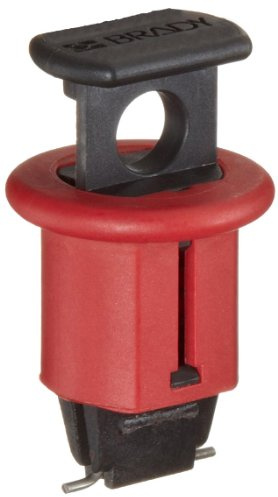 Brady 90844 Miniatur-Leitungsschutzschalter-Verriegelungssysteme, 24,13 mm x 41,7 mm x 24,10 mm x 13,72 mm, POS, Rot