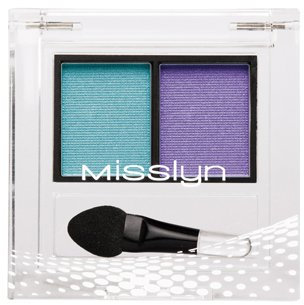 Misslyn High Shine Duo Eyeshadow Nr. 124 Crazy Butterfly Inhalt: 1,5g Lidschatten und Applikator