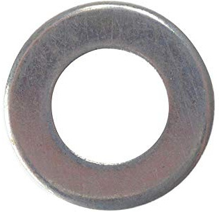ForgeFix Flat Washers - Heavy Duty | M10 | Zinc Plated | Bag 100
