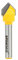 Yonico 14988q - V Groove Router Bit, Angle: 90 Deg., Diameter: 1/2 - 1/4 Shank