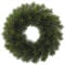 Künstlicher TANNENKRANZ REAL ca 25-28 cm. 76 Triebe. Türkranz, Adventskranz, Weihnachtskranz, Kranz.