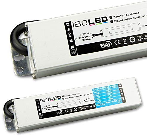 LED Trafo 24V/DC, 0-30W, IP66