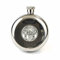 GM Belts 5oz Round Pocket Hip Flask With Antique Finish Irish Claddagh Detail With Tot Cups
