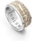 DUR Schmuck Ring Nordsee II Strandsand Silber 925/- rhodiniert (R4902) (60 (19.1))
