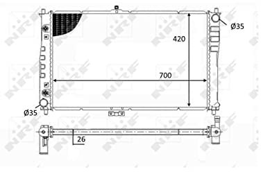 NRF 59019 Kühlmittel des Motor