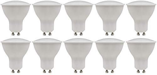 McShine - LED Strahler Leuchtmittel | PV-90 | GU10, 9W, 900 lm, 120°, warmweiß | 10er-Pack