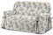 HomeLife Sofabezug Beige & Couch Überzug | weicher Sessel & Sofa Überzug & Sofaüberwurf Decke Blumenmuster | Sofa Überwurf aus angenehmer Baumwolle | schöne Sofa Cover Abdeckung