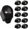10 Pack | Black Flex Cord Ring Grip with Grommet Screw | Strain Relief | Secures Any Position on the Cable | DIY & Light Fitting Repair | High Grade Thermoplastic Resin
