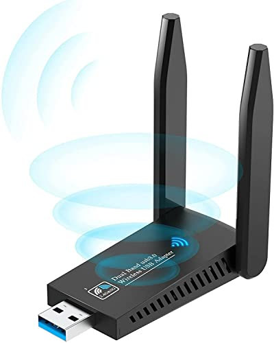 USB 3.0 Dual Band WiFi Dongle Network Adapter Compatible with Windows 11/10/8.1/8/7, Linux Kernels up to 5.17,Linux, MAC OS and Raspberry