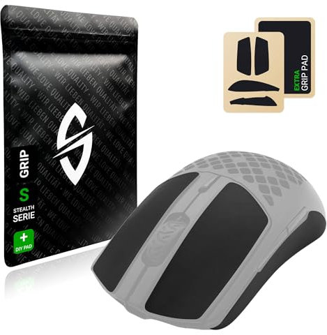 SensoryBoost Maus Grip Tape – kompatibel mit Steelseries Aerox 3 (inkl. Zuschnitt-Pad) Schweißabsorbierend, extrem rutschfest & Ultradünn (0,5 mm) – Rückstandsfrei – Gaming Zubehör