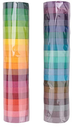 Shuimitao 40 Rollen Washi Tape Set, Dekorative Maskierung Diy Bänder Für Kinder Und Geschenkverpackung (Mischen)