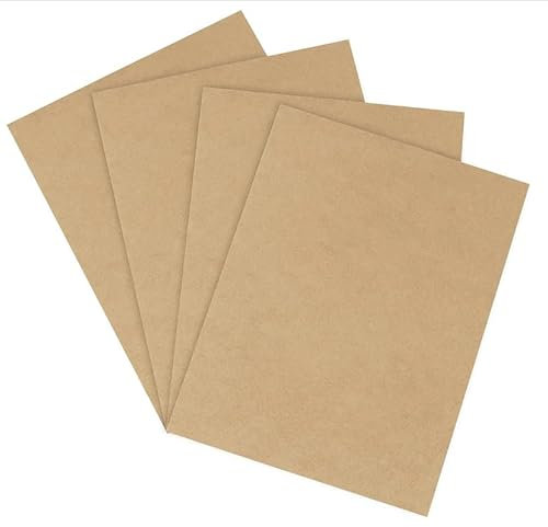 Alison Kingsgate MDF Sheet A1 / 594 x 841 mm - DIY Craft 2mm Wooden MDF Board A1 Medium Density Fiberboard for Laser Engraving, Replacement Board, Display Projects, Painting