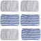 Rfeeuubft 6 PièCes de Remplacement de Tampons en Tissu Microfibre pour Clean & Steam ZR005801 Accessoire de Nettoyage, Lavable et RéUtilisable