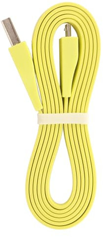USB-Ladekabel für UE Boom-Lautsprecher, 1,2 M, USB-Kabel, Stromladekabel, Ersatz für UE Wonderboom, für UE Boom, für Megaboom, für Mega Boom, 1,2 M (Fluoreszierendes Gelb)