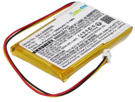 Akku kompatibel mit Logitech 533-000130 - Li-Polymer 1000mAh - für G403, G703, G900, G903