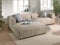 Lisa Design ELA – 4-Sitzer Ecksofa Links – aus Cordsamt – zeitgenössischer Stil Beige