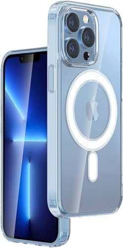 Royalotic for iPhone 15 Pro Max Case, Compatible with MagSafe, Military-Grade Protection, Yellowing Resistant, Scratch-Resistant Back, Magnetic Phone Case for iPhone 15 Pro Max, Classic Series, Clear