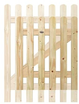 Premier Garden Supplies Made-To-Measure Wooden Picket Pale Pedestrian Garden Gate Heights between 3ft (91cm) to 4ft (120cm) by Widths between 2.5ft (76cm) to 3ft (90cm)